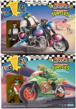 "TEENAGE MUTANT NINJA TURTLES BODACIOUS BIKERS" BOXED VEHICLE PAIR.