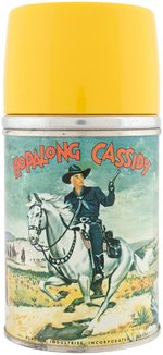 "HOPALONG CASSIDY" HIGH GRADE METAL LUNCHBOX WITH THERMOS.