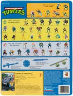 "TEENAGE MUTANT NINJA TURTLES" CARDED ACTION FIGURE LOT OF NINE.