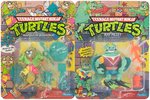 "TEENAGE MUTANT NINJA TURTLES" CARDED ACTION FIGURE LOT OF SIX.