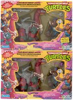 "TEENAGE MUTANT NINJA TURTLES" CAVE-BEAST BEBOP AND HIS BODACIOUS BRONTOSAURUS PAIR.