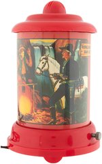 "HOPALONG CASSIDY BAR 20 RANCH" MOTION LAMP.