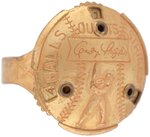 "ANDY PAFKO SCOREKEEPER BASEBALL RING" WITH RARE PAPER.