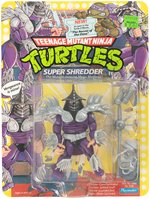 "TEENAGE MUTANT NINJA TURTLES THE SECRET OF THE OOZE" CARDED ACTION FIGURE LOT OF FIVE.