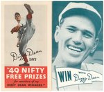 "DIZZY DEAN WINNERS" POST CEREAL PREMIUM COLLECTION.
