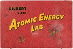 "GILBERT NUCLEAR PHYSICS NO. U-238 ATOMIC ENERGY LAB" BOXED 1952 SET.