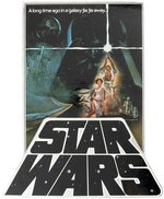 "STAR WARS" VIDEO STORE COUNTER STANDEE.
