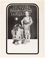 STAR WARS WINNIPEG TRIBUNE NEWSPAPER SYNDICATED COMIC STRIP PROMOTIONAL MATERIALS.