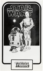 STAR WARS WINNIPEG TRIBUNE NEWSPAPER SYNDICATED COMIC STRIP PROMOTIONAL MATERIALS.