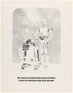 STAR WARS WINNIPEG TRIBUNE NEWSPAPER SYNDICATED COMIC STRIP PROMOTIONAL MATERIALS.