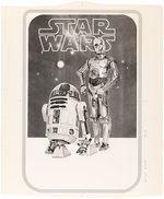 STAR WARS WINNIPEG TRIBUNE NEWSPAPER SYNDICATED COMIC STRIP PROMOTIONAL MATERIALS.