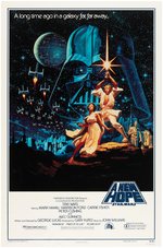 "STAR WARS" & "STAR WARS: THE EMPIRE STRIKES BACK" KILIAN ONE SHEET MOVIE POSTER PAIR.