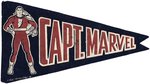 "CAPTAIN MARVEL" PENNANT PAIR.