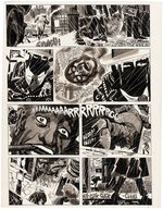 JERRY GRANDENETTI HORROR COMIC MAGAZINE PAGE ORIGINAL ART.