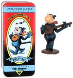 DARK HORSE COMICS "CLASSIC COMIC CHARACTER" STATUE/BUTTON TINS COMPLETE SET.