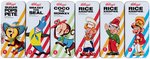 DARK HORSE COMICS "CEREAL MASCOT" STATUE/BUTTON TINS COMPLETE SET.