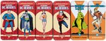 DARK HORSE/DC DIRECT "CLASSIC SUPERHEROES" STATUE/BUTTON TINS SET.