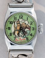 "ROY ROGERS - KING OF THE COWBOYS" BOXED BRADLEY TIME WRIST WATCH.