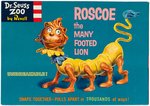 "DR. SEUSS ZOO - ROSCOE THE MANY FOOTED LION" BOXED REVELL MODEL KIT.