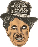 CHARLIE CHAPLIN "THE GREAT DICTATOR" MOVIE THEATER PROMOTIONAL MASK.