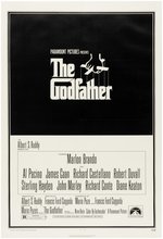 "THE GODFATHER" LINEN-MOUNTED ONE SHEET MOVIE POSTER.