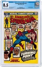 "AMAZING SPIDER-MAN" #121 JUNE 1973 CGC 8.5 VF+ (DEATH OF GWEN STACY).