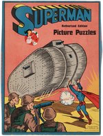 "SUPERMAN PICTURE PUZZLES" SCARCE BOXED SET.