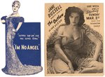 MAE WEST & JANE RUSSELL MOVIE THEATER PROMOTIONAL PAIR.