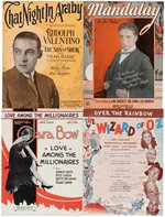 MOVIE RELATED SHEET MUSIC COLLECTION.