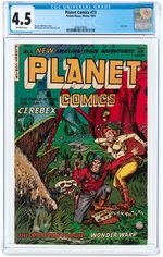 "PLANET COMICS" #73 WINTER 1953 CGC 4.5 VG+ (LAST ISSUE IN SERIES).