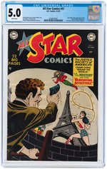 "ALL STAR COMICS" #57 FEBRUARY-MARCH 1951 CGC 5.0 VG/FINE.