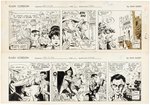 "FLASH GORDON" 1962 DAILY STRIP ORIGINAL ART TRIO BY DAN BARRY.