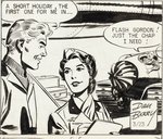 "FLASH GORDON" 1962 DAILY STRIP ORIGINAL ART TRIO BY DAN BARRY.