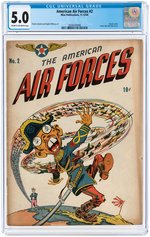 "AMERICAN AIR FORCES" #2 NOVEMBER-DECEMBER 1944 CGC 5.0 VG/FINE.