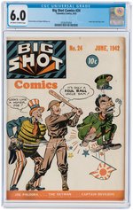 "BIG SHOT COMICS" #24 JUNE 1942 6.0 FINE.