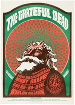 GRATEFUL DEAD 1966 FAMILY DOG CONCERT POSTER FD-40 OP-1.