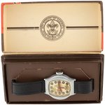 "OFFICIAL BOY SCOUT INGERSOLL WRIST WATCH" WITH BOX (VARIETY).