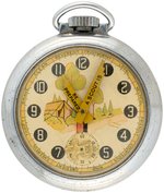 BOY SCOUT "BE PREPARED" INGERSOLL POCKETWATCH (VARIETY) WITH RARE BOX.