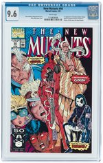 "NEW MUTANTS" #98 FEBRUARY 1991 CGC 9.6 NM+ (FIRST DEADPOOL).