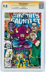 "INFINITY GAUNTLET" #5 NOVEMBER 1991 CGC 9.8 NM/MINT - SIGNATURE SERIES WITH SKETCH.