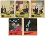 "G-MAN BIG LITTLE BOOK" STRIP CARDS.