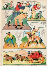 RARE "THE LONE RANGER AND HIS HORSE SILVER" 1940 WHITMAN PUNCH-OUT BOOK.