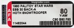 PALITOY "STAR WARS: THE EMPIRE STRIKES BACK - HOTH SNOWTROOPER" 30 BACK-A AFA 80 Y-NM.