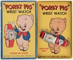 "PORKY PIG WRIST WATCH" BOXED.