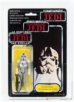 PALITOY "STAR WARS: RETURN OF THE JEDI - AT-AT DRIVER" TRI-LOGO 70 BACK-B AFA 80 NM.