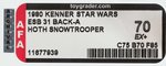 "STAR WARS: THE EMPIRE STRIKES BACK - HOTH SNOWTROOPER" 31 BACK-A AFA 70 EX+.