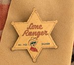 LONE RANGER DOLL WITH TAG, HAT, GUNS & BADGE BY DOLLCRAFT NOVELTY (PREMIUM VERSION).