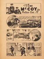 "TIM MCCOY - POLICE CAR 17" PLATINUM AGE COMIC BOOK.