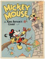 "MICKEY MOUSE IN KING ARTHUR'S COURT WITH POP-UP ILLUSTRATIONS" HARDCOVER.