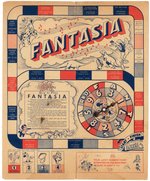 "RKO THEATRES FANTASIA SPIN & WIN GAME" MOVIE THEATER PROMOTIONAL GAME.